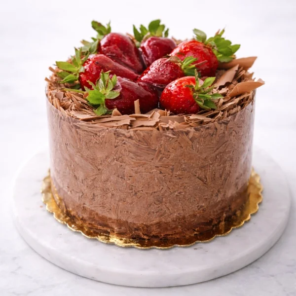 Çikolatalı Çilekli Yaş Pasta