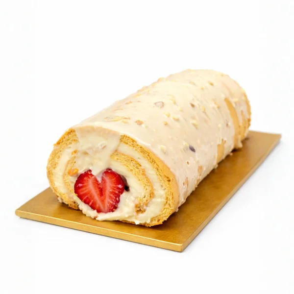 Ankara Sarma Çilekli ( Rulo Pasta)