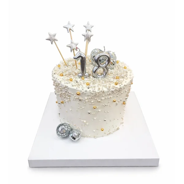 Disco Toplu Boncuklu Doğum Günü Pastası