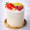 Beyaz Meyveli Adet Yaş Pasta