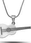 ​Gümüş Gitar Kolye