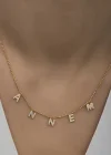 ​Gümüş Gold Annem Yazılı Bayan Kolye