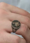 ​​Gümüş Osmanlı Tuğrası Erkek Yüzük