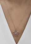 ​Gümüş Rose Çiçek Kadın Kolye
