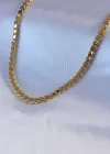 316L Çelik Gold Renk 60 cm Arpa Zincir Model Kadın Kolye