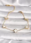 316L Çelik Gold Renk Baby Boy Yonca Model Kadın Bileklik