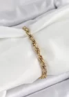 316L Çelik Gold Renk Burgu Model Kadın Bileklik