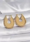 316L Çelik Gold Renk Kadın Küpe
