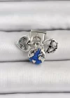 316L Çelik Gümüş Renk Travel Model Nomination Charm