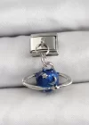 316L Çelik Sallantılı Satürn Model Gümüş Renk Nomination Charm