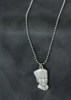 Atatürk Figürlü Metal Erkek Kolye