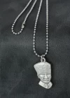 Atatürk Figürlü Metal Erkek Kolye