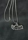 Atatürk İmzalı Metal Erkek Kolye