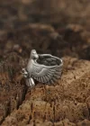 Ayarlamalı Şahin Tasarımlı Erkek Yüzük