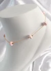 Gold Renk Pembe Halkalı Kadın HalHal