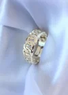 Gold Renk Zincir Model Kadın Yüzük
