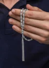Gümüş Arpa Kesim Erkek Tesbih