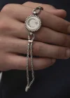 Gümüş Ay Yıldız Erkek Bileklik