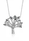 Gümüş Dilek Ağacı Bayan Kolye