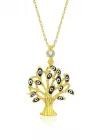 Gümüş Dilek Ağacı Bayan Kolye