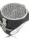 Gümüş Esma-ül Hüsna Erkek Yüzük