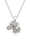 Gümüş Fil Bayan Kolye