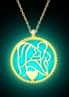 Gümüş Fosforlu Gold Anne Çocuk Sevgisi Kadın Kolye