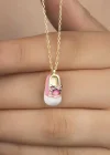 Gümüş Gold Kız Çocuk Pabuç Kadın Kolye