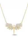 Gümüş Gold Mikail Meleği Bayan Kolye