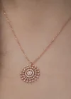 Gümüş Güneş Kolye