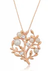 Gümüş Hayat Ağacı Bayan Kolye