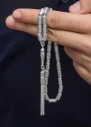 Gümüş Kapsül Kesim Erkek Tesbih