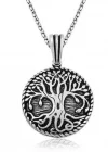 Gümüş Köklü Yaşam Ağacı Kolye
