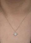 Gümüş Kutup Yıldızı Kadın Kolye