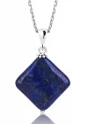 Gümüş Lapis Doğal Taş Kolye