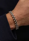 Gümüş Oksitli Toplu Erkek Bileklik