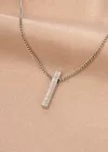 Gümüş Renk Metal Kolye