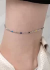 Gümüş Renkli Mineli Halhal
