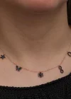 Gümüş Rose Şans Kadın Kolye