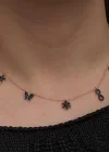Gümüş Rose Şans Kadın Kolye