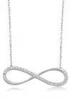 Gümüş Sonsuzluk Bayan Kolye
