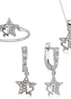 Gümüş Yıldız Bayan Set