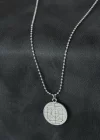 Madalyon Figürlü Metal Erkek Kolye