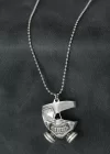 Maske Figürlü Metal Erkek Kolye
