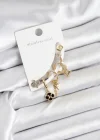 Pirinç Gold Renk Kadın Set Küpe