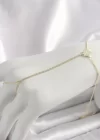 Pirinç Gold Renk Su Yolu Zirkon Taşlı Yıldız Model Kadın Şahmeran