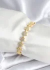 Pirinç Gold Renk Yıldız Model Kadın Bileklik