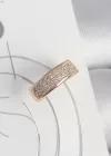 Pirinç Gold Renk Zirkon Taşlı Kadın Kıkırdak Küpe