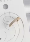 Pirinç Gold Renk Zirkon Taşlı Kadın Kıkırdak Küpe
