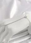 Pirinç Gümüş Renk Su Yolu Zirkon Taşlı Yıldız Model Kadın Şahmeran